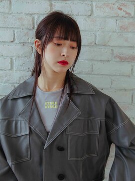 リュープリエ 笹塚(Lieu plie) タイト編みハーフアップ