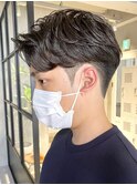 ラフにキマるメンズフェザーパーマ