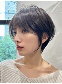 ショート/ハイライトカラー/白髪/白髪ぼかし/くびれヘア/大宮