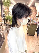 ルーナヘアー(LUNA hair)&nbsp;可愛いレイヤーカット10代20代30代前髪なしウルフカットブリーチ