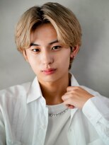 ノエル 池袋店(noel)&nbsp;フェザーショート/センターパート/ミルクティー/ニュアンス