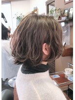 ミアロ 泉中央店(miaro)&nbsp;毛先に遊びゴコロ【ショートボブ】