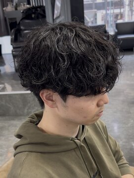 波巻きシャドウパーマ