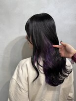 ヴァイス 渋谷店(VAICE)&nbsp;インナーカラー/パープル/ブルーブラック