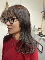 ロウスリー(Lowsly)&nbsp;グレージュセミディ　セミロング　20代30代40代
