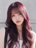 ウィーニード 栄(WENEED)&nbsp;カシスショコラ×韓国艶ロングウェーブ