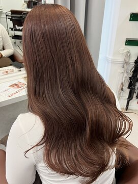 ヘアーアイスカルテット(HAIR ICI QUARTET) ブリーチなしカラーで叶う透明感ベージュ◎レイヤーカット