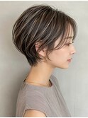 【土屋】ショートヘア×ハイライト