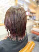 ポタム 東中野(potamu)&nbsp;毛先サーモンピンクカラー