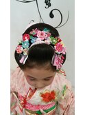 七五三　日本髪