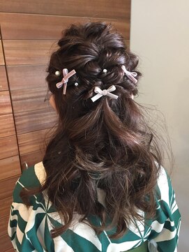 ラビアンフルール(La vie en Fleurs) 袴着付け、ヘアセット