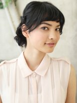 エマージュ 新宿(Emerge)&nbsp;～マッシュバング～編みこみアレンジ～艶カール～