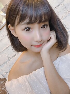 ミラレスカ 栄(MIRA RESCA) ミラレスカ 透明感のある切りっぱなしボブbyウラタニ