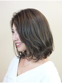 ハイライト+アッシュベージュ