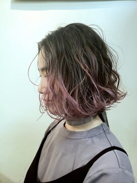 ペネロープ(Penelope) 【新宿PENELOPE】ピンクグラデーション×ウェービーボブ!
