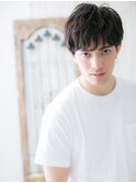 ≪mod's men≫ラフなニュアンスパーマ☆くせ毛ショートO