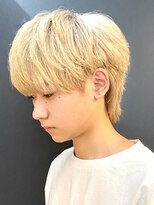 エルマーク(L-MARK) マッシュインナーカラーブリーチダブルカラー韓国センターパート