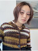 CAF 照下 顔まわりレイヤー×ぱつっとボブ