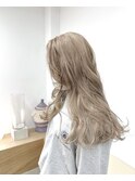 ハイトーングレージュロング