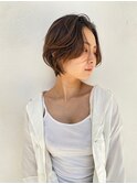 ハンサムショート／イルミナカラー／髪質改善
