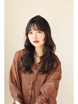 ヘアーアンドメイク エクリ 不動前店(Hair&Make equri) 波巻きロングスタイル
