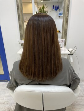 アルターシェリー(aL-ter che'rie) 縮毛矯正[前髪/マチルダボブ/ピンクベージュ]