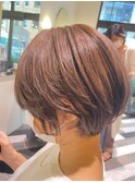 前髪/マチルダボブ/インナーグレージュ/30代40代/人形町