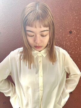 プール(POOL) 【TAISEI】似合わせカット＋ミルクティーベージュ