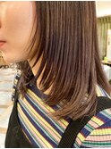 #ハッシュカット#フルバング#似合わせカット#レッドブラウン