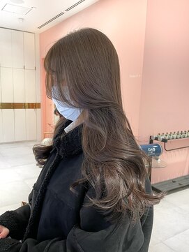 NLY レイヤーカット×オリーブベージュ