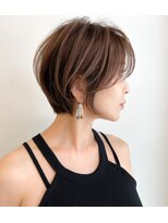 ジル ブラン 福岡(JIL BLAN) ハイライトレイヤーカットショートボブイルミナカラー天神大名