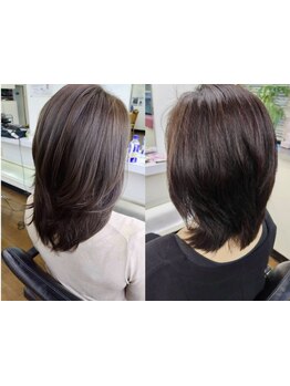 ベテランスタッフの丁寧なカウンセリングで、ダメージ毛やエイジング毛など大人女性のお悩みを解決します！