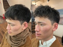 ビーバイエイトジェンツ(Bee by EIGHT GENTS)の雰囲気（イージーアイロンでスタイリング【MEN'S/学割U24/バーバー】）