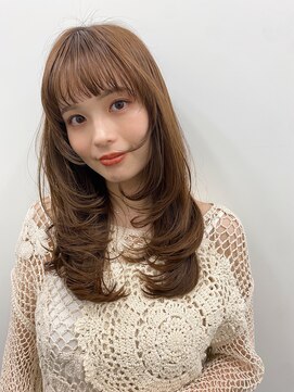 ユアーズヘア 神楽坂店(youres hair) ［矢野神楽］韓国風ハイレイヤーワンカール