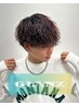 メンズカット+メンズパーマ+ワンカラー[天神/赤坂/メンズカット/眉毛サロン]