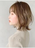 デジタルパーマ愛されサイドバングくせ毛風カール#200f0504