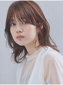 ミディアムほつれイヤー