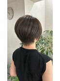大人ショート × アッシュベージュ