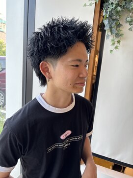 サラビューティーサイト 志免店(SARA Beauty Sight) 【Haru】夏ヘア/スパイキーショート/似合わせカット/短髪