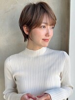 アフロート ルヴア(AFLOAT RUVUA)&nbsp;みねマッシュショートボブ30代40代小顔新宿ハイライトカラー面長