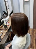 全体染めミディアム＋髪質改善トリートメント