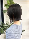 切りっぱなしボブ