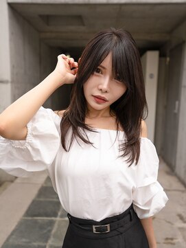 ホロン 池袋(HOLON) 池袋美容室HOLON【セミロングレイヤーカット】