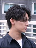 福岡天神メンズフェザーパーマフェザーショートスパイラルパーマ