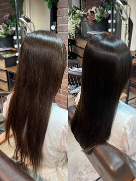 スット 渋谷(slut) くせ毛改善ストレート