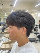 ニコ トウキョウ ヨコハマ(nico)&nbsp;メンズセンターパートウルフセンターパートニュアンスパーマ襟足