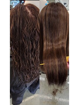 エイト チャタン 沖縄北谷店(EIGHT chatan) ブリーチ履歴×髪質改善縮毛矯正【EIGHT 北谷 荒井】