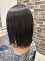 パウダーヘアー(powder hair)&nbsp;切りっぱなしでお手入れ簡単◎髪質改善ストレート
