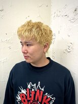 ヘアサロン エフ 渋谷(F)&nbsp;#抜きっぱなしブロンド#スパイキーショート