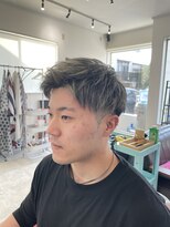 キューカンバー(CUCUMBER)&nbsp;メンズ【ハイライト×アップバングショート】